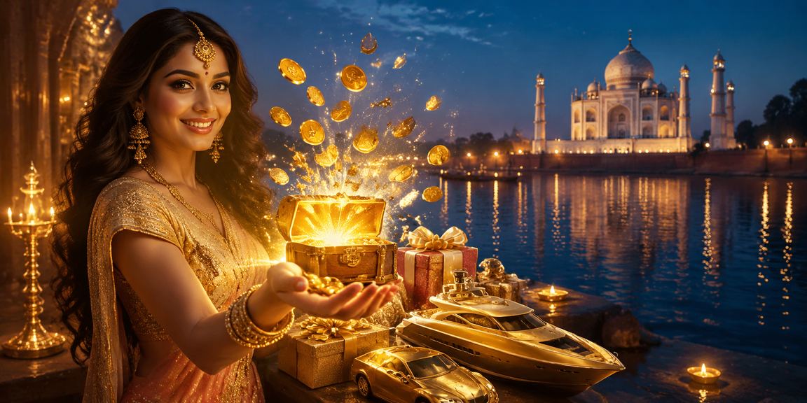 Player winning big prize jackpot